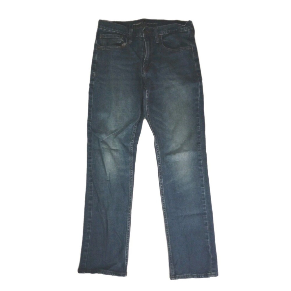 Old Navy Droit Denim 5 Pocket Jeans sz Mens 31x32 Medium Wash Straight Leg
